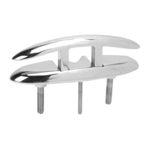 Aramox 6-Zoll-Klappklampe für Boote, 316-Edelstahl-Marineklampe, 5-mm-8-mm-Gewinde, Pull-Up-Dockklampe mit Hochglanz-Finish für Bootsdockdeck, Wohnmobil, Yacht