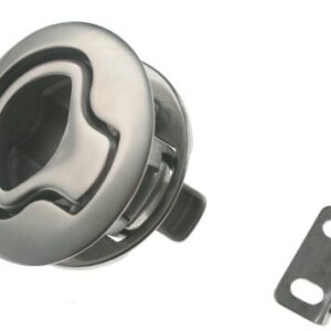 Bodenheber mit Verriegelung in Edelstahl A4, rund, 62mm