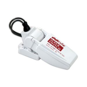 Bilge-Float-Schalter mit SuperSwitch-Technologie, 12-24 oder 32 Volt, weißer Switch