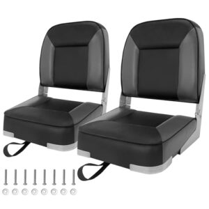 Zwei wasserdichte Kapitänsstühle im 2er-Pack, ein perfekter Begleiter für dein Boot zum Angeln