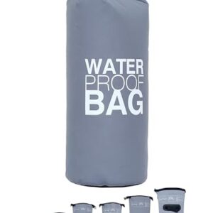 Wasserdichte Tasche mit Kapazität von 5 Litern, ideal für Outdoor-Abenteuer und Wassersportarten wie SUP oder Bootstouren.