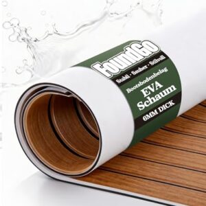 Rutschfester Bootsdeck-Matte mit Selbstklebe-Funktion, Wetterfest und Wasserdicht, UV-beständig und DIY-freundlich, ideal für Bootsteppich und Wohnmobil-Bodenbelag.