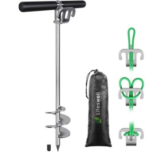 Edelstahl-Anker für Boote, 66 cm SUP Anker, Sandanker für Flaches Wasser, Jetski, Kajak