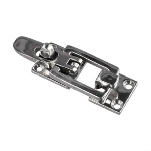 Marine 316 Edelstahl Anti-Rassel Boot Türschloss Verriegelung Klemme für Boote und Decken - Resistent, sichere Befestigung, Silber-Finish