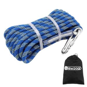 Marine-Schwimmseil mit Haken, 10 mm Polyester-Festmacherleine für Boote, Yachten und PWC, robust und wasserabweisend