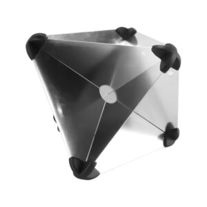 Nicear Marine Oktaeder-Radarreflektor 12x12 Zoll aus Aluminium für verbesserte Sichtbarkeit in Bootsradarsysteme bei schlechten Wetterbedingungen wie Nebel, Regen und Nacht.