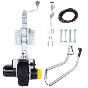 Elektrisches Stützrad Novawinch Mini Mover 3 für Anhänger bis 2721 kg Rollgewicht, leistungsstarker Gen3-Motor und vollständige 360° Lenkkontrolle