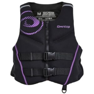 Leichte Neopren Schwimmhilfe für Erwachsene, faltbar und mit Doppel-Sicherheitsgurten. Ideal für Bootssport, Kajakfahren, Schwimmen und Paddeln.