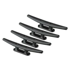 Marine-Dock-Klampe, Nylon-Klampe für Booten und Wasserfahrzeuge, sichere Anbindung am Dock, Dekoration und Funktion, Schwarz