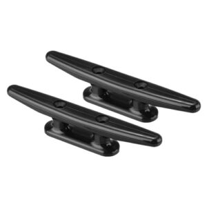 2er-Packung Nylon-Boot-Dock-Klampe fuer Marine-Deck-Boote Kanus Kajaks, Dekoration, Schwarz