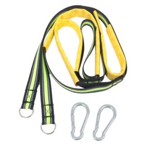 Qeunrtiy Strickleiter für Boote, für Schlauchboote, Fischerboote, Kajaks, Motorboote, Tragbare Strickleiter für den Einstieg ins Boot, 3 Aufzüge