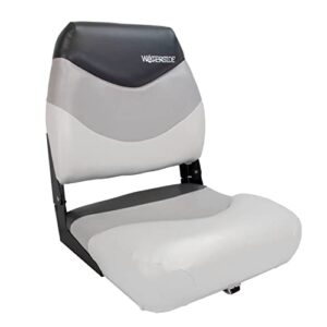 Ergonomischer Premium-Bootssitz mit hoher Lehne und wasserabweisendem Kunstleder für Seeleute