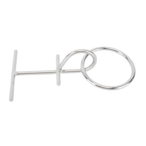 Tragbare Dockklampe mit O-Ring, Einzeldockklampe aus Edelstahl 304 in Marinequalität, Bewegliche Klampe, Tragbarer Dockring für Stoßstangen, Festmacherleine
