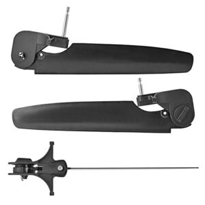 ZJchao Rockible Kanu Bootsruder, Schwanzruder Lenksystem für Wasserfahrzeug, Set für Kajakfahrt mit verbessertem Reaktionsvermögen und Wendigkeit
