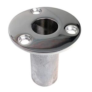 ARBO-INOX Rohrhalter für Persenning oder Sprayhood - Relingsfuß aus Edelstahl AISI316 - geeignet für 20-30 mm Rohre - langlebiger und sicherer Halt
