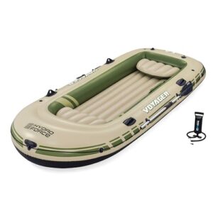 Bestway Hydro-Force Schlauchboot Komplett-Set Voyager X4 350 x 145 x 49 cm, Wassersport, Outdoor-Ausrüstung, Schlauchboot, Wasserfreunde