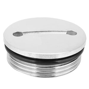 Bootsdeckel aus Edelstahl 316 für Marineboote, Tankdeckel mit Einfüllöffnung und hochwertiger Verarbeitung.