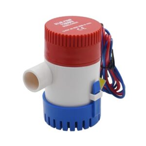 Elektrische Bilgewasser Pumpe, Kaolali Bilgenpumpe 12V 1100GPH, marine Yacht Boot Wasserpumpe