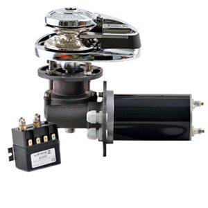 Lofrans X1 Ankerwinde Bronze 700W 12V Ø Kette 8mm Seil 12mm - vertikale Ankerwinde für Segel- und Motorboote mit wasserdichten Edelstahl-Kugellagern