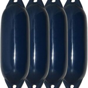 Majoni 4er-Set Bootsfender Star 15, Navy Farbe, Länge 45cm