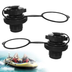 Minfuerang 2 Stück Schlauchboot Ventil, aufblasbares Luftventil mit Kappe und Deckel, universal für Schlauchboote, Kanus, Fischerboote und Schwimmbeckenboote.
