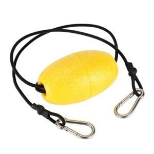 Kompakter Schwimmanker für Kajaks mit Clip und Seil - QARIDO Ankerboje Schwimmer für Kajakzubehör PVC-Edelstahl-Bootsboje für Seas Pools-Boote