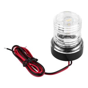 Wasserdichtes LED-Navigationslicht für Marineboote mit 360° weißem Licht, kleines Ankerlicht für Boote