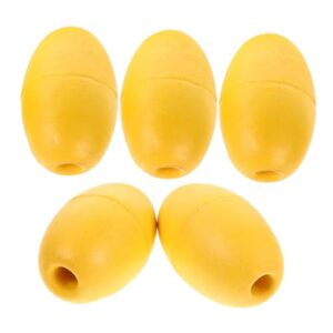 Supvox 5 Stück-Pack Ovale Schwimmbojen aus robustem Kunststoff für Kajak und Bootsbefestigung