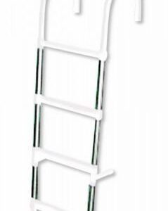 Ergonomischer und sicherer Heckleiter für Badespaß mit 4 Stufen aus Aluminium, ideal für ältere oder körperbehinderte Personen