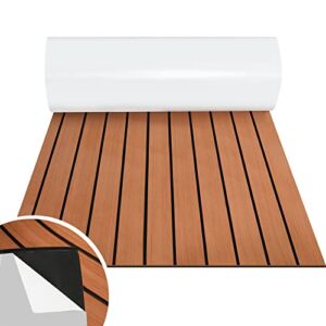 Ergonomische Bodenmatte für Boote und Yachten, rutschfest und feuchtigkeitsbeständig, 240 x 60 cm, Braune
