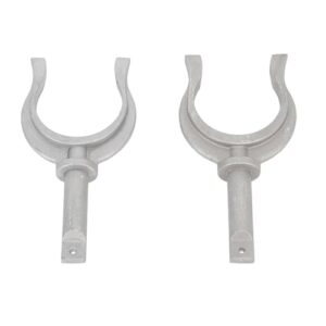 Marine Aluminium Ruderrolle, 2 Stück Bootsruderrollen-Sockelhalterung für Wassersport-Enthusiasten