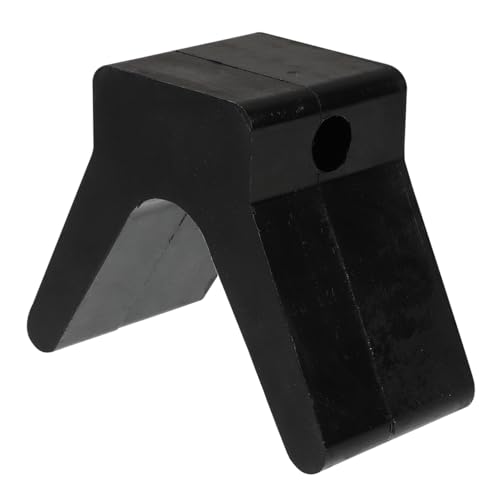 Toddmomy 3.9 Zoll Gummibugblock für Bootsanhänger, kompatibel mit Yachten und Kajaks, leicht zu montieren und sicherer Bugschutz