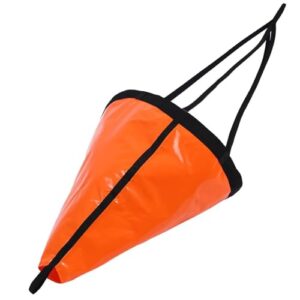 Treibanker 32 Zoll PVC Drogue Driftsack Driftanker Sea Anchor für Angeln Boot Kajak orange