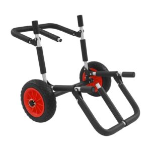 Kanuwagen für zwei Kajaks oder Surfbretter, robust und langlebig, mit 10-Zoll-Rädern und Anti-Rutsch-Muster