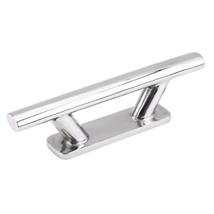 Keenso Boot Klampen, 8 Zoll 316 Edelstahl Bootsklampe Festmacher Klampe für Marine Yacht 20 * 3,5 * 5,3 cm, leicht zu installieren, ohne Bohren oder Schweißen erforderlich