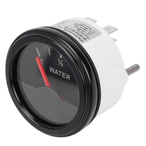 Wasserstandsanzeige für Yachten, Boote und Generator mit 52 mm wasserdichtem Zeiger und Verfügbarkeit von 0 bis 190 Ohm