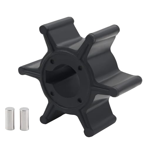 UANOFCN 500322 - Kompatibles Wasserpumpenlaufrad für Yamaha-Außenbordmotoren, Paßstifte, Innendurchmesser 9.9 mm, Außen Durchmesser 36 mm