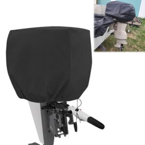 Außenbordmotor Abdeckung, 600D Oxford Gewebe, Wasserdicht Persenning für Außenbordmotoren 100-150HP