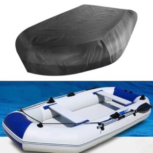 Bootsabdeckung aus 210D Oxford-Stoff für Inflatable Boote, Schutz gegen Regen, Sonne und Schmutz, UV-Beständigkeit, schwarze Farbe