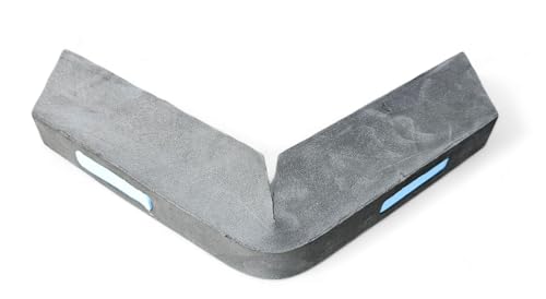 Crea-Form Stegfender für Marina 8 Corner EVA Black, perfekter Schutz für Bootsanlage, gerader oder Eckfender, Stoßschutz mit EVA-Schaum