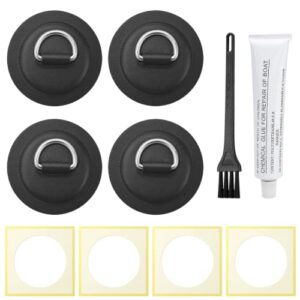 Schlauchboot Reparaturset, Kajak Aufblasbar Reparatur Kit, D-Ringe, Kleber und PVC-Reparaturflicken für schnelle und einfache Reparaturen von Schlauchbooten, Kajaks und Paddleboards.