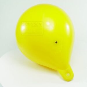 Gelbe Markierungsboje mit 21cm Durchmesser, ideal für Garten, Strand oder sportliche Aktivitäten