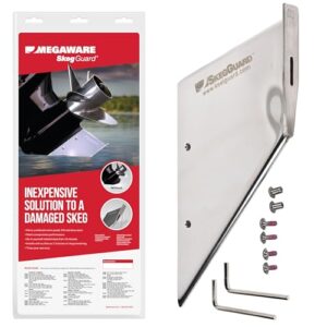 Megaware Keelguard SkegGuard schützt vor Rampen-Ziehen - Skeg Protector für Suzuki 50AV-60AV (2014-heute), DF90T (2001-2010) und DF100-115-140 (Nr. 100BT) (2001-heute)