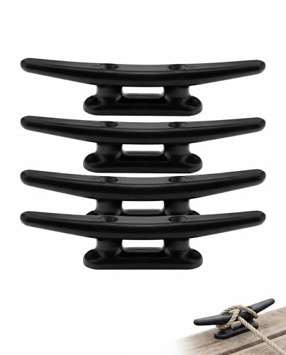 Robuste und langlebige Festmacherklampe aus hochfestem Marine-Nylon zum sicheren Befestigen von Festmacher- & Ankerleinen an Booten, ideal für Kajak, Segelboot, Fischerboot und Jollen