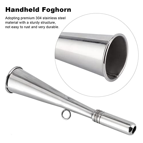 Handheld Nebelhorn aus rostfreiem Stahl für Boote, Yachten und Outdoor-Aktivitäten