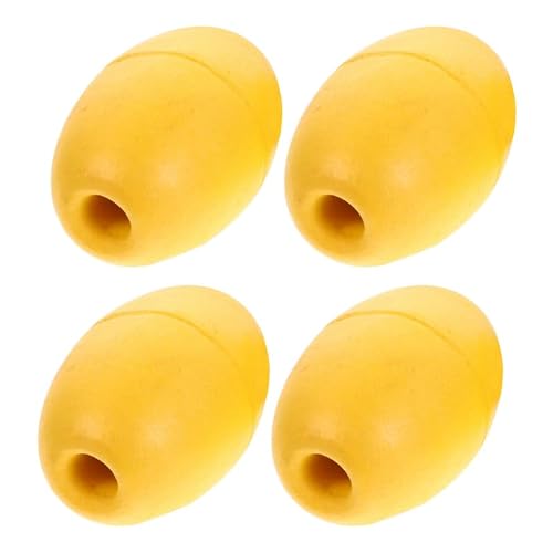 Vier gelbe Ankermarker in Ovalform aus PVC-Material für Boote, Schiffe und Yachten mit hoher Sichtbarkeit und stabiler Driftkontrolle.