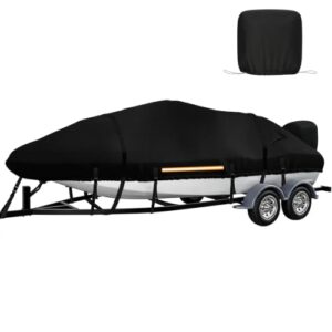 Universelle wasserdichte Bootsplane aus 420D Oxford-Gewebe, Schutz vor Wasser, UV-Strahlen und Korrosion für unterschiedliche Bootstypen