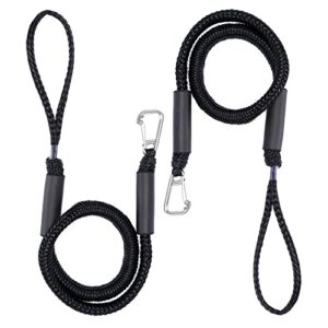 Bungee Boat Dock Line mit Edelstahl Clip, Festmacherseil für Jetski und Boote, sicherer Anwerfer für Wasserfahrzeuge