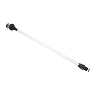 FTVOGUE Teleskop-Bootslampe, 4000–4500 K Weißes LED-Ankerlicht DC10–24 V für Bootsbeleuchtung - Detailansicht der Lampe mit Teleskopmast und weißen LED-Lichtern