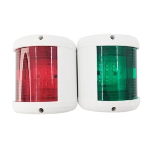 JT-HLM Navigationslichter für Boote, 12 V-24 V, Schiffspositionsleuchten, Marine-Ankerlicht, IP66 wasserdicht, Signal-LED-Navigationslichter, 112,5 °, für Boote, Yacht